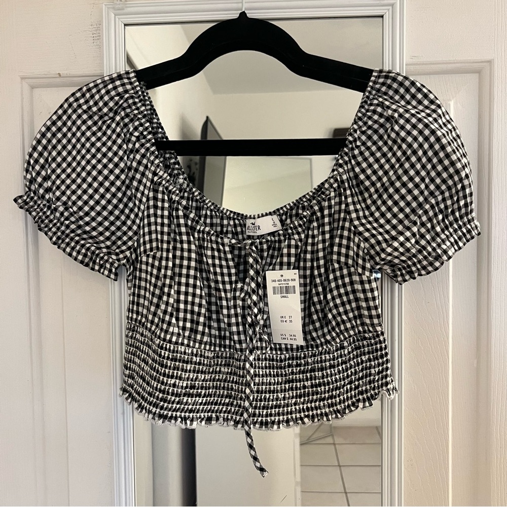 Hollister Gingham Top